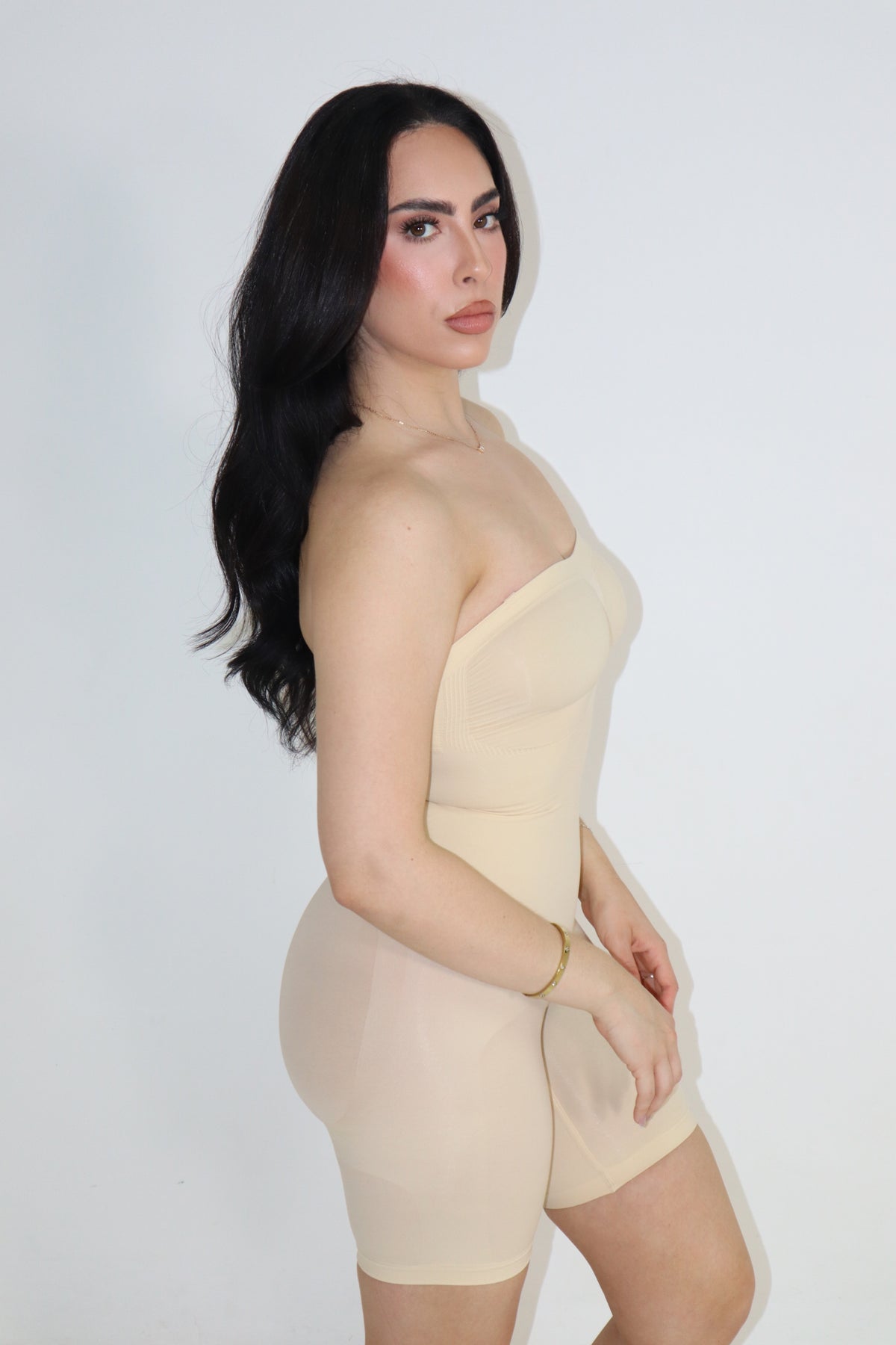 The Bare front view | color:tan