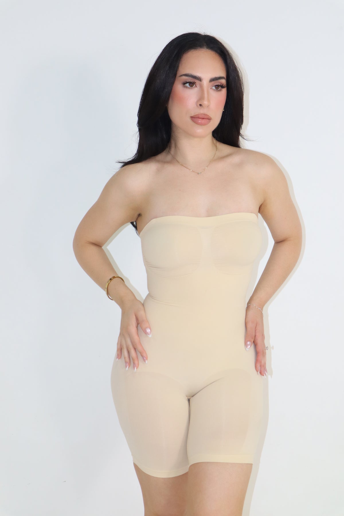 The Bare front view | color:tan